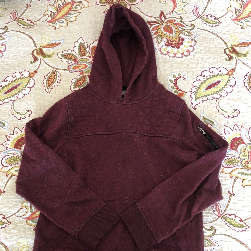 Comfy Thick Sweatshirt Burgundy Size M